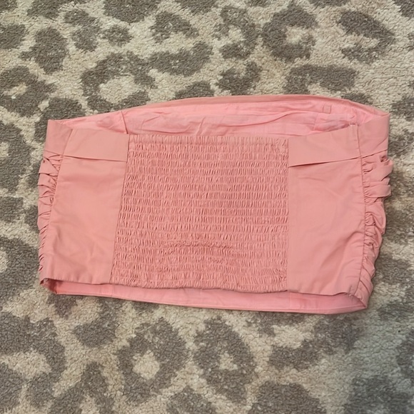 Abercrombie & Fitch Pink Layered Tube Top with Straps - Picture 3 of 4